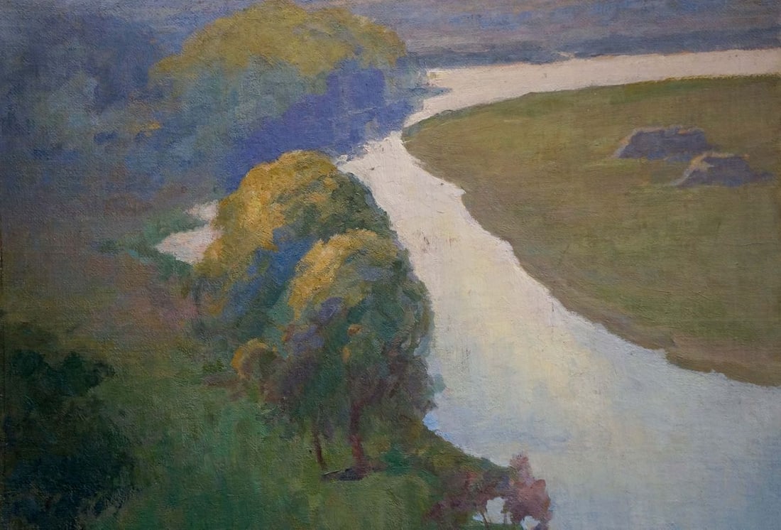 Oil painting The river flows Fedorov Nikolay Alekseevich - 3