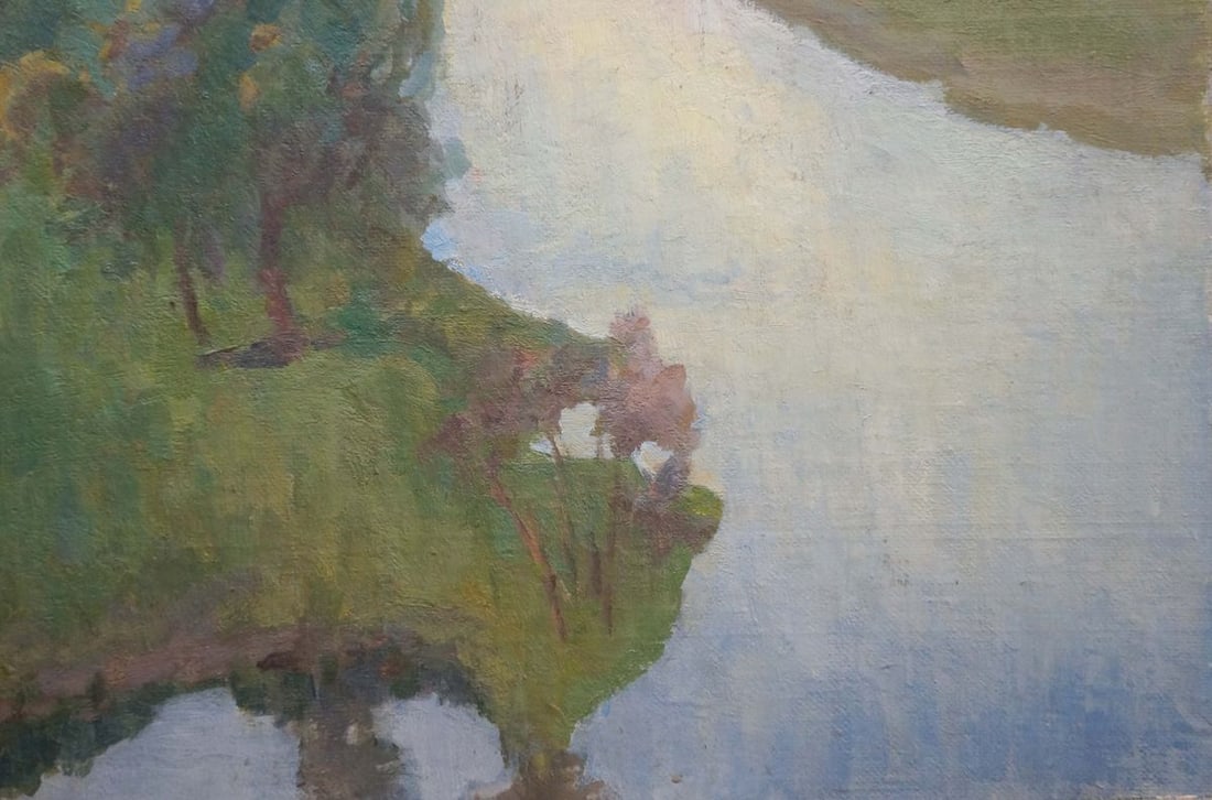 Oil painting The river flows Fedorov Nikolay Alekseevich - 6