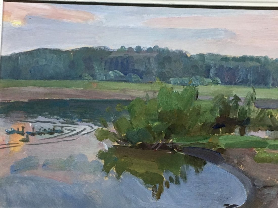 Oil painting Makogon Igor Ivanovich River - 4