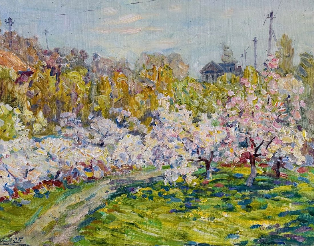 Oil painting Blooming May Ivan Kovalenko - 5
