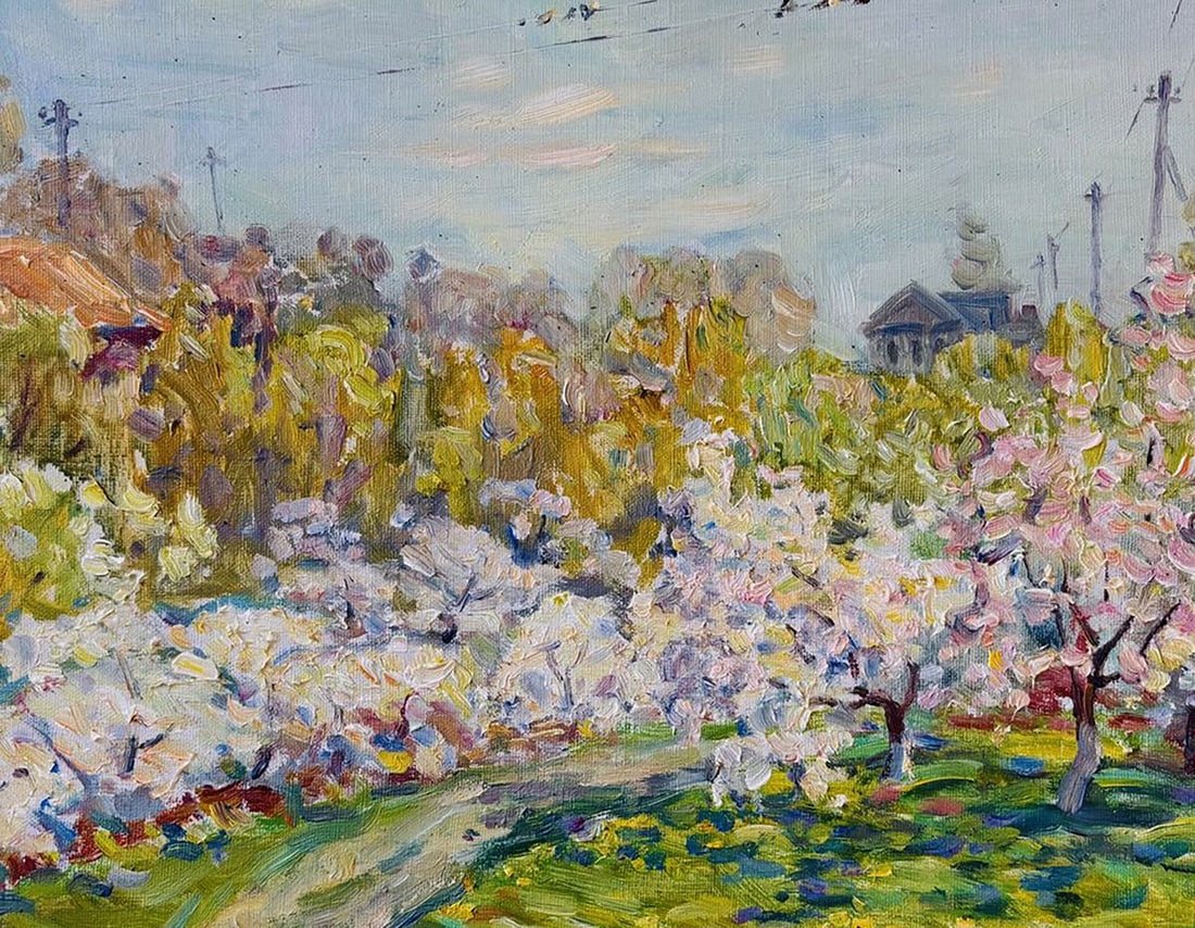 Oil painting Blooming May Ivan Kovalenko - 6