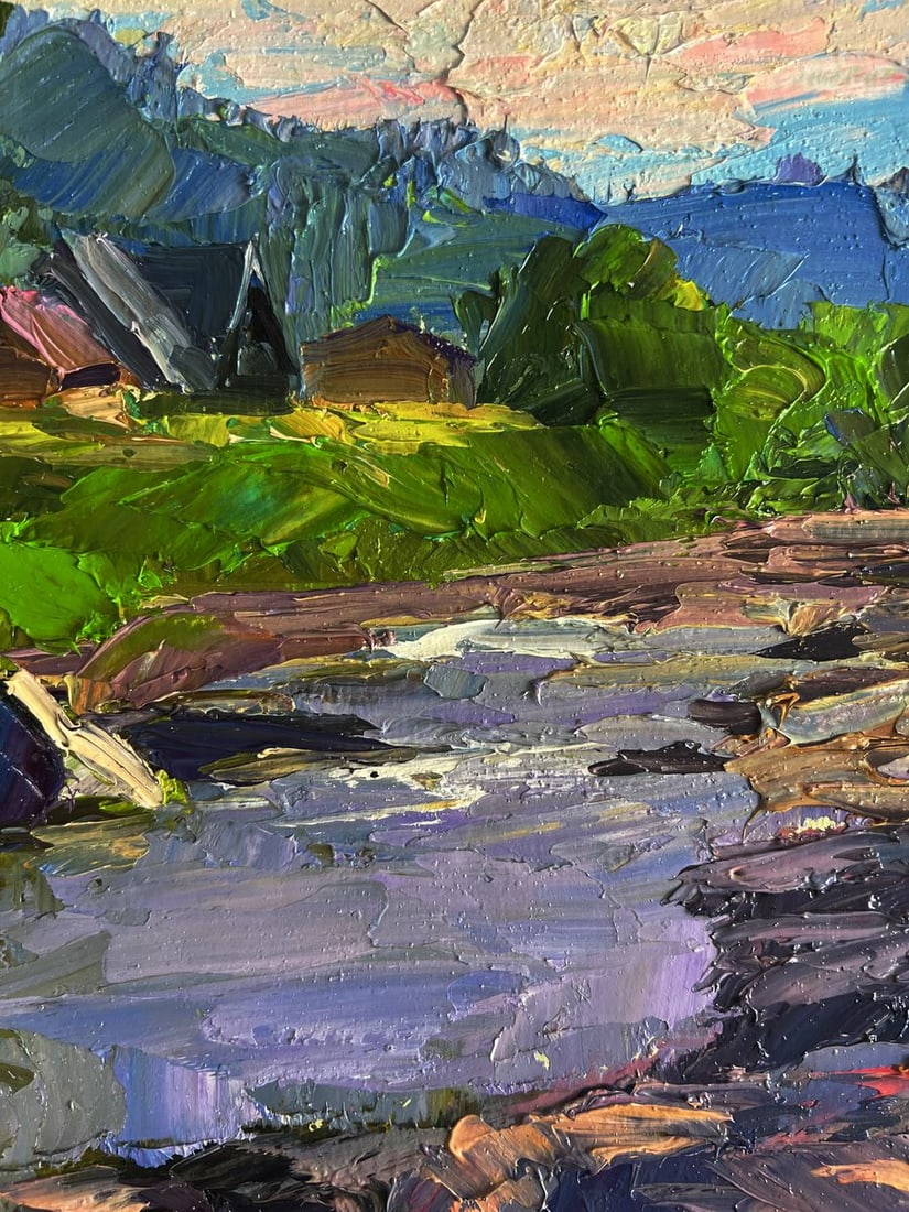 Oil painting Near a mountain stream Boris Serdyuk - 6