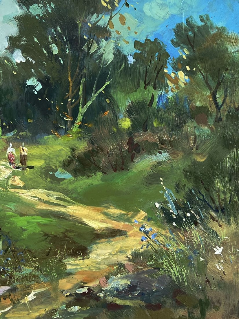 Oil painting Summer day in the forest Yuriy Suprunchuk - 10