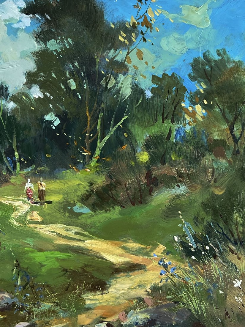 Oil painting Summer day in the forest Yuriy Suprunchuk - 8