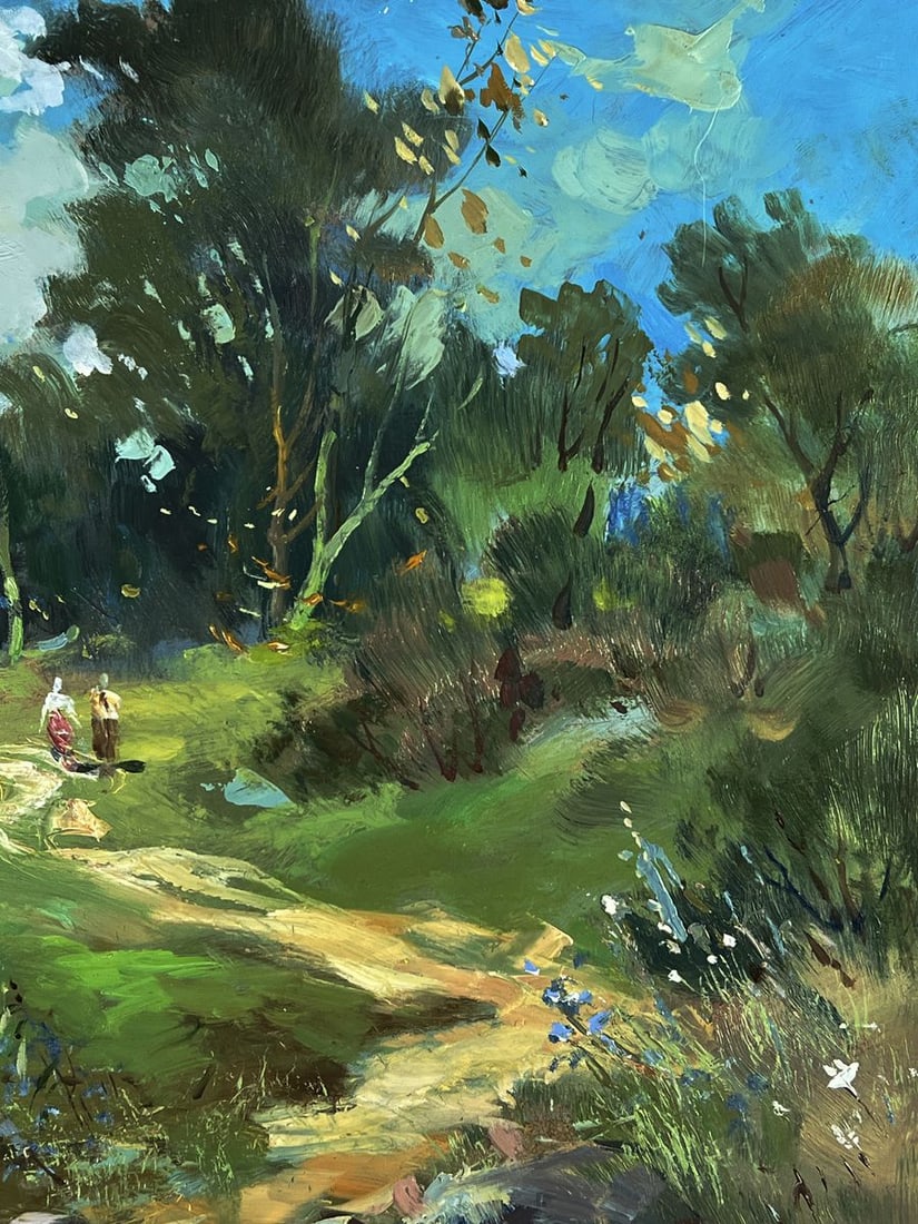 Oil painting Summer day in the forest Yuriy Suprunchuk - 9