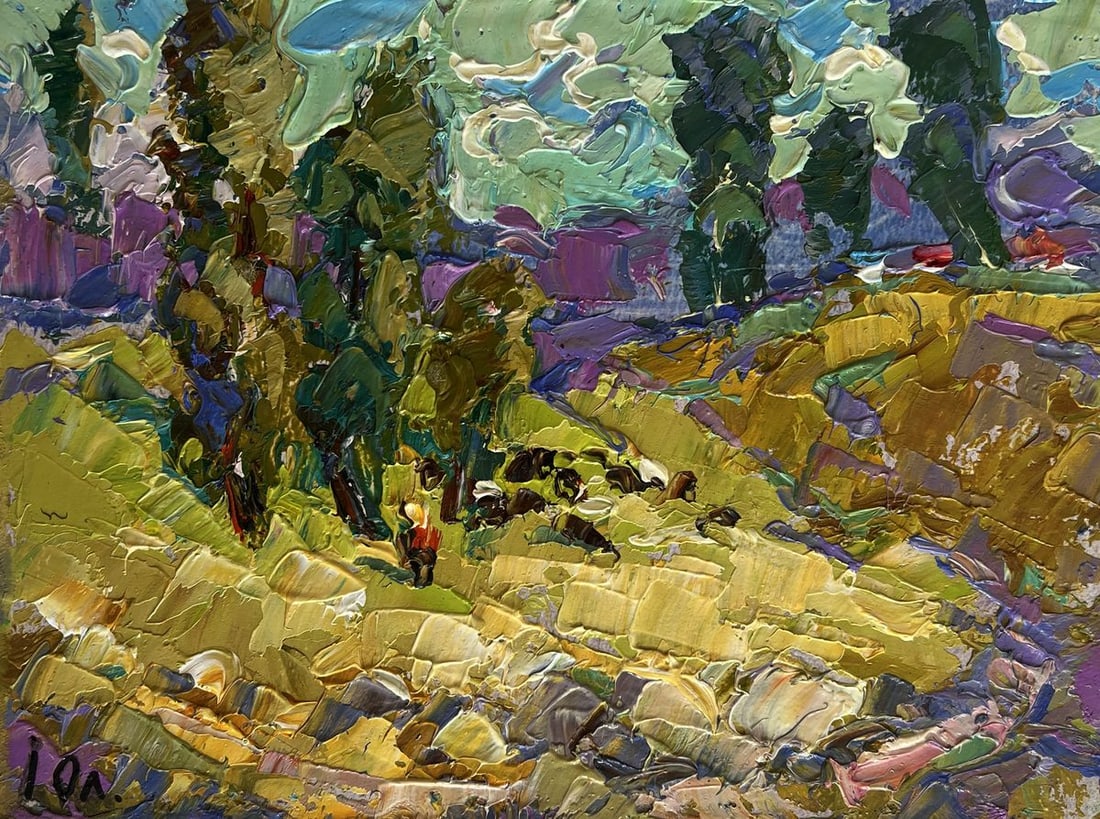 Oil painting Walking through the valley Alex Kalenyuk - 3
