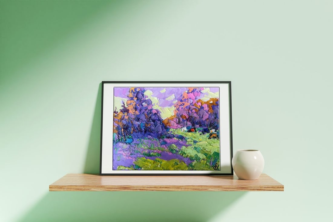 Oil painting Juicy meadows Alex Kalenyuk - 3