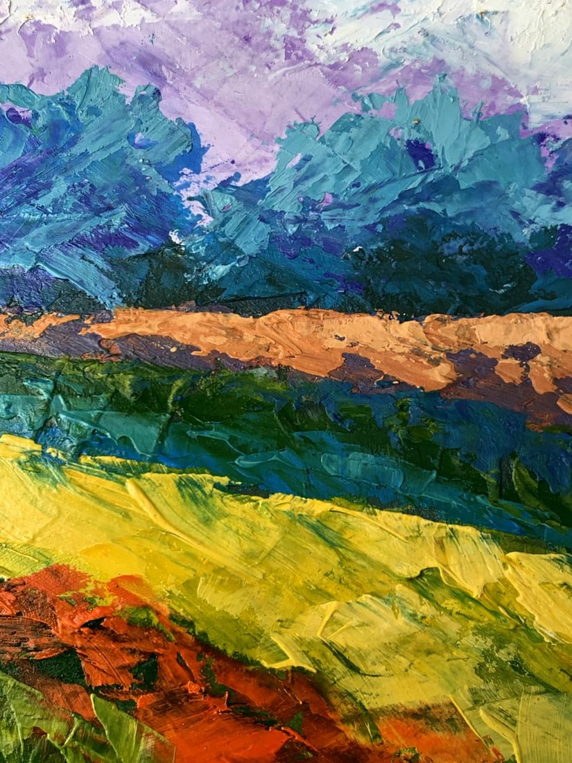 Oil painting Cloudy sunny day V. Zadorozhnya - 6