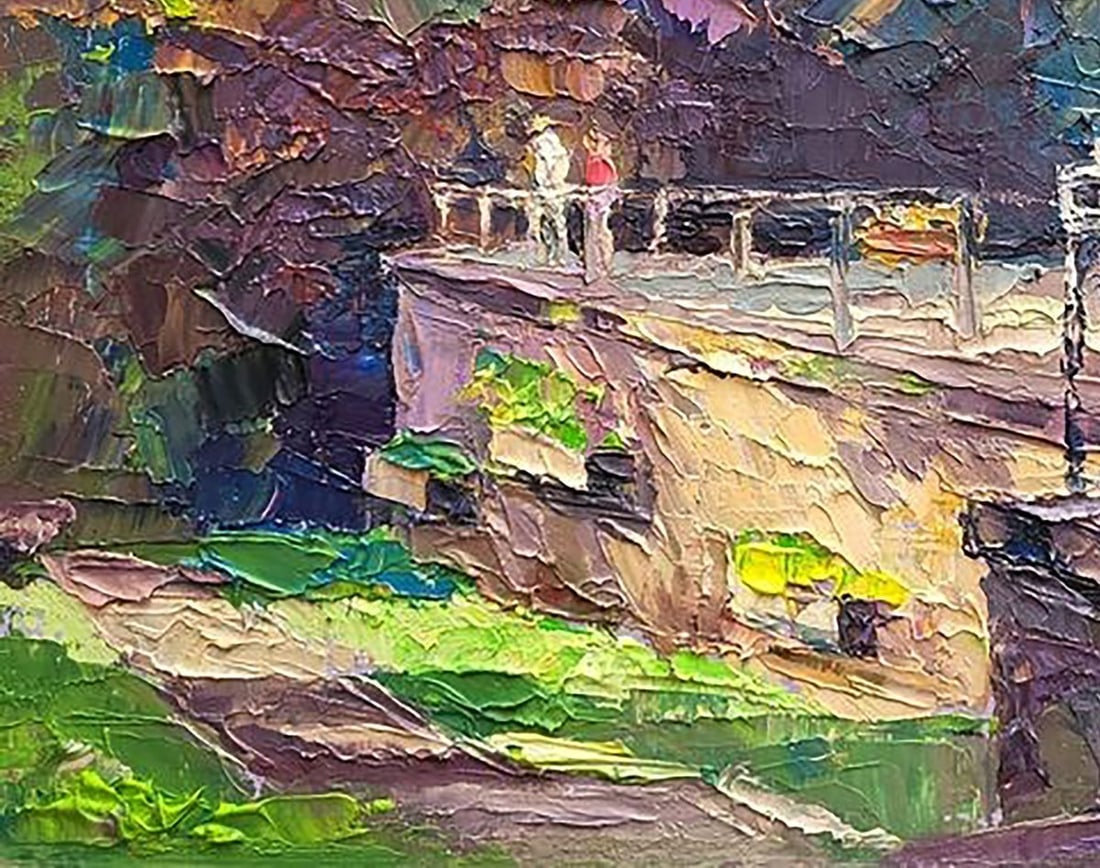 Oil painting Near the Healing Spring Serdyuk Boris Petrovich - 4