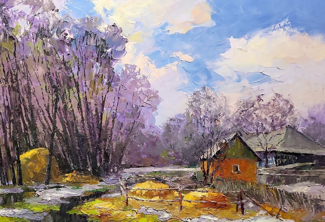 Oil painting March Boris Serdyuk - 5