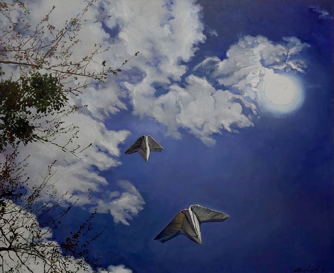 Oil painting Walk under the moon Varvarov Anatoly Viktorovich: Title : Oil painting Walk under the moon Varvarov Anatoly Viktorovich Description: NoVarv 26 *** ABOUT THIS PAINTING *** * TITLE: "Walk under the moon" * ARTISTS: Varvarov Anatoly Viktorovich * SIZE: 