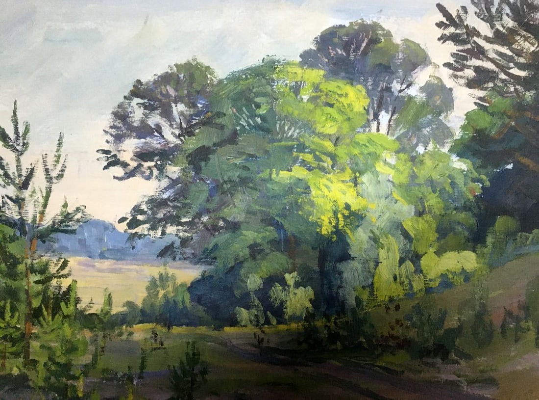 Oil painting Forest Lednev Eduard Dmitrievich - 4