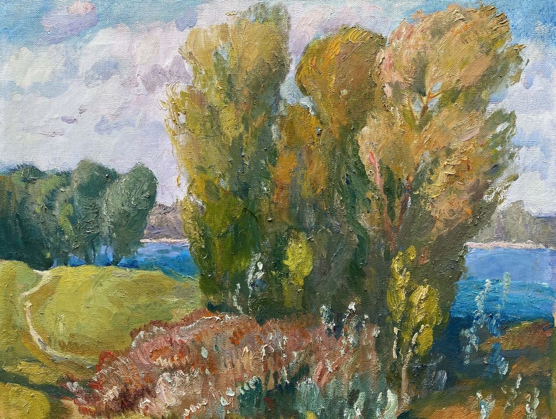 Oil painting Road to the forest Mynka (Minka) Alexander Fedorovich - 2