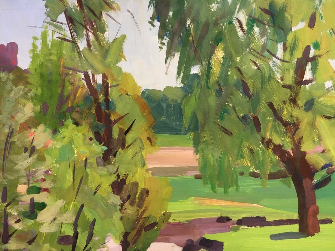 Gouache painting Natural landscape Chernikov Vladimir Mikhailovich - 4