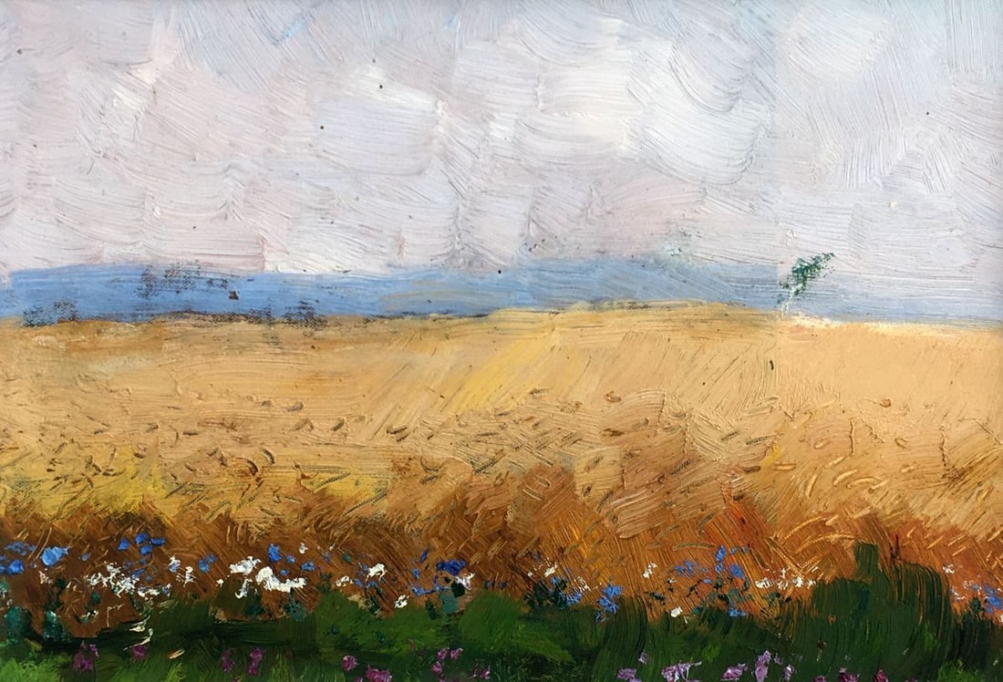 Oil painting Before the rain Tsyupka Ivan Kirillovich - 2
