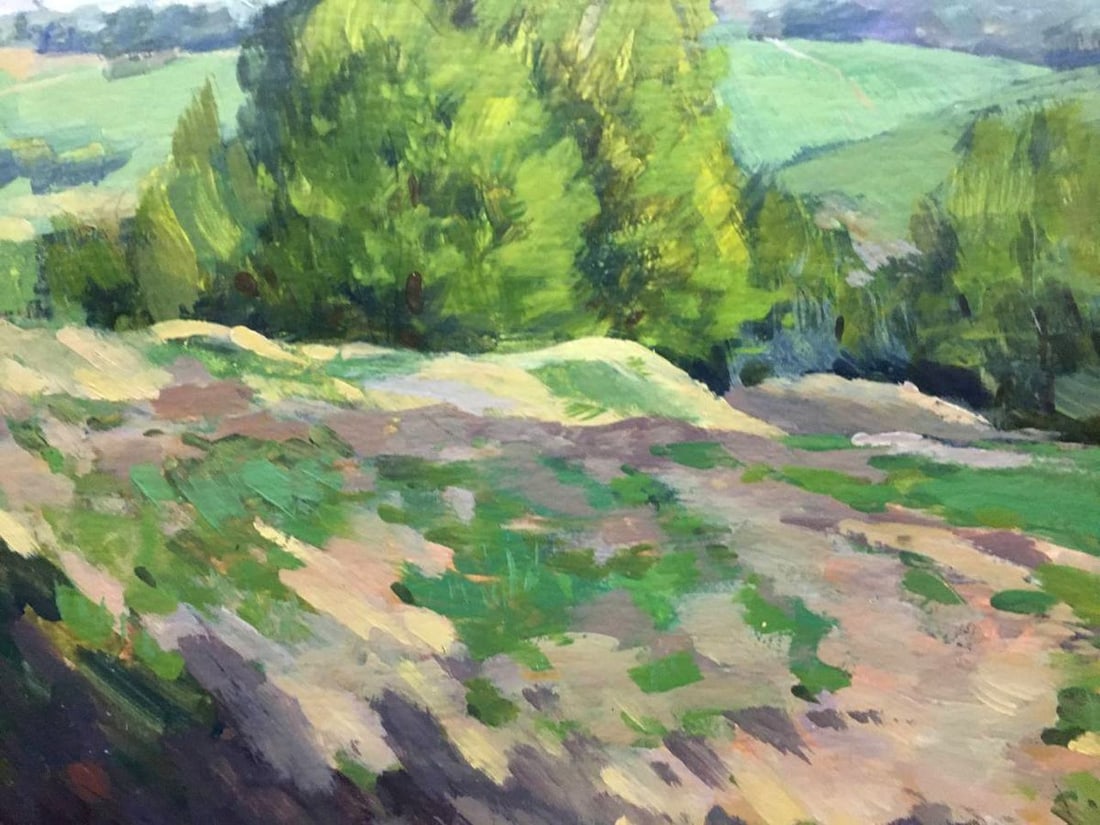 Oil painting In the country Bloshenko Anatoly Mikhailovich - 2