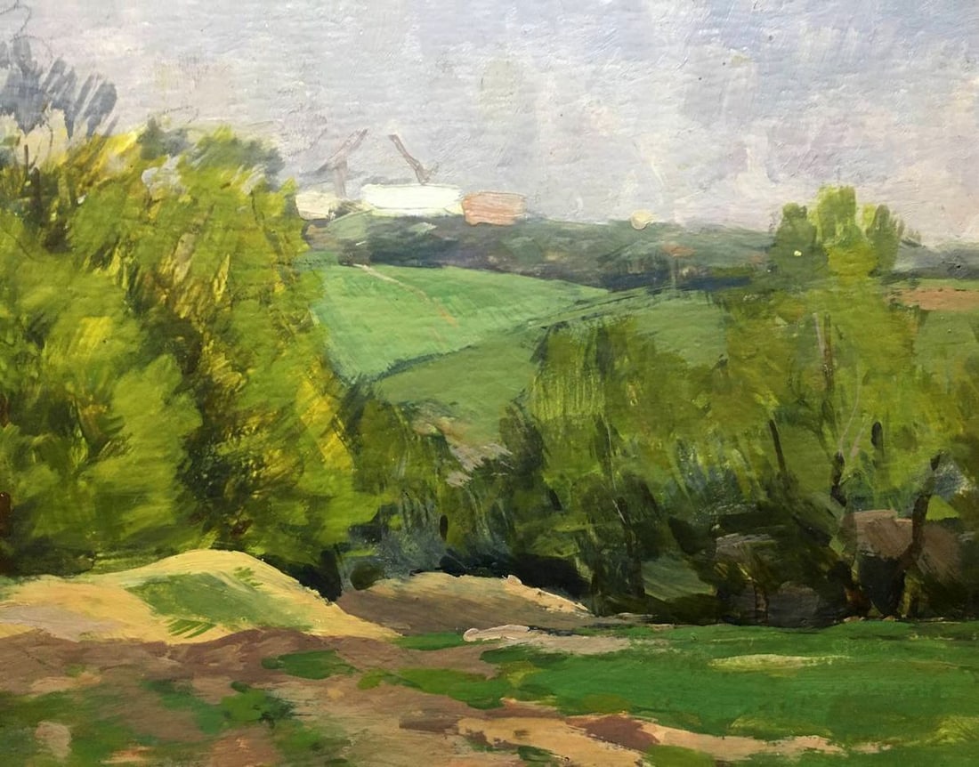 Oil painting In the country Bloshenko Anatoly Mikhailovich - 6