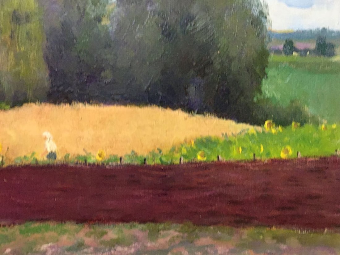 Pencil painting Pioneer leader Ivan Kirillovich Tsyupka - 5