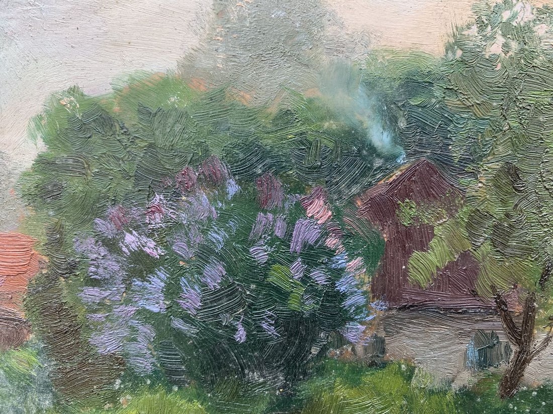 Oil painting Farmstead Ivan Kirillovych Tsyupka - 2