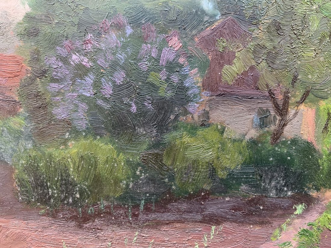 Oil painting Farmstead Ivan Kirillovych Tsyupka - 3