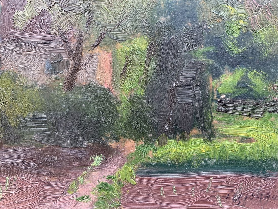 Oil painting Farmstead Ivan Kirillovych Tsyupka - 5