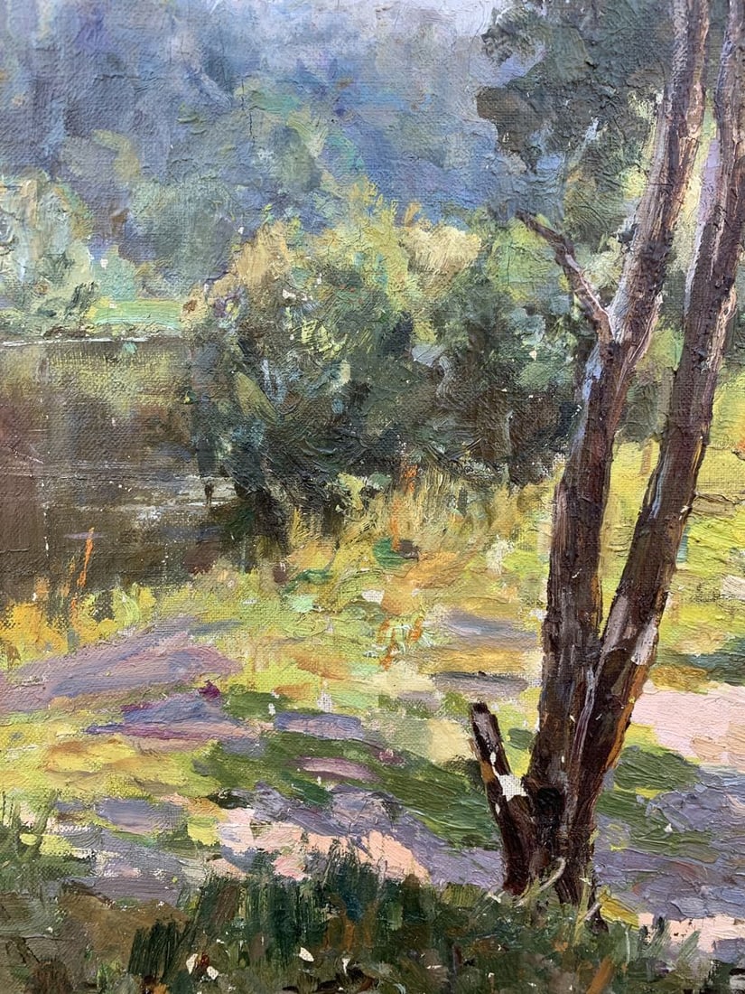 Oil painting Between the trees V. Shcherban - 4