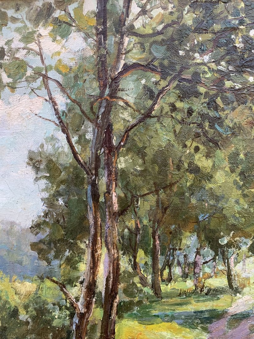 Oil painting Between the trees V. Shcherban - 5