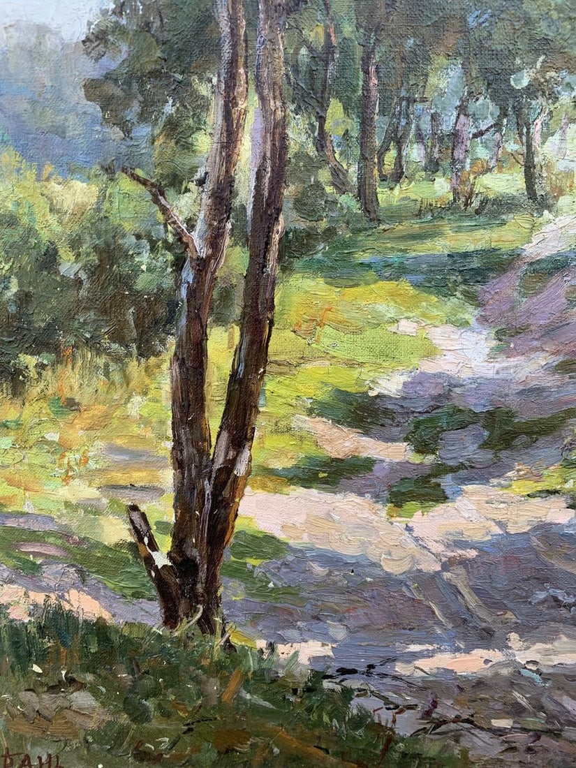 Oil painting Between the trees V. Shcherban - 6