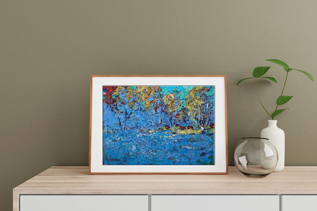Oil painting On the edge of the forest Kalenyuk Alex - 3
