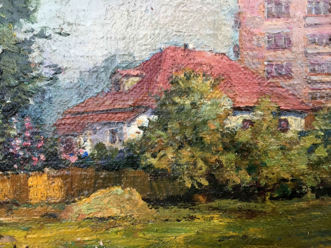 City oil painting Lednev Dmitry - 4