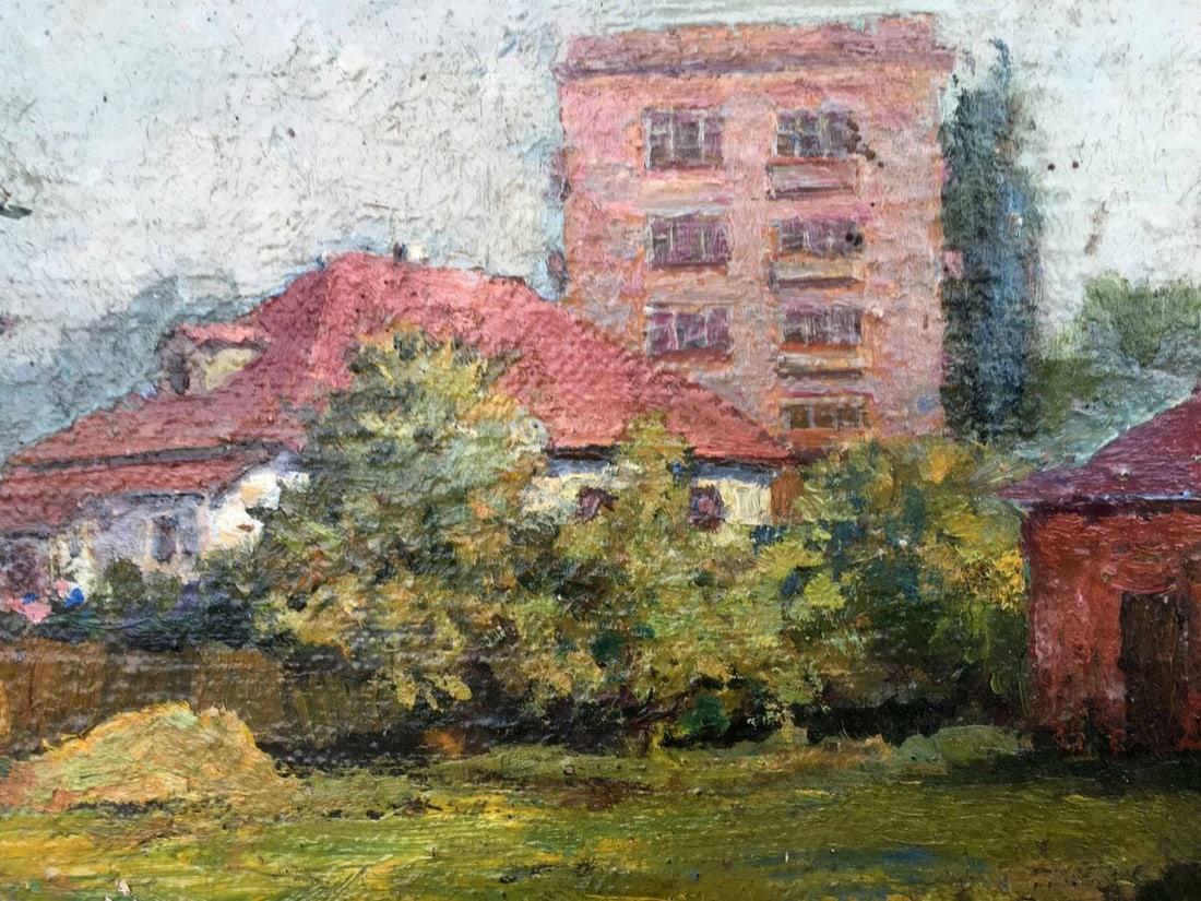 City oil painting Lednev Dmitry - 5