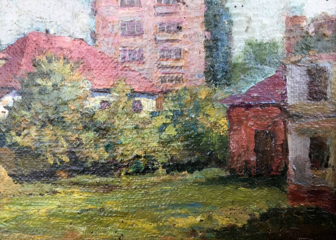 City oil painting Lednev Dmitry - 6