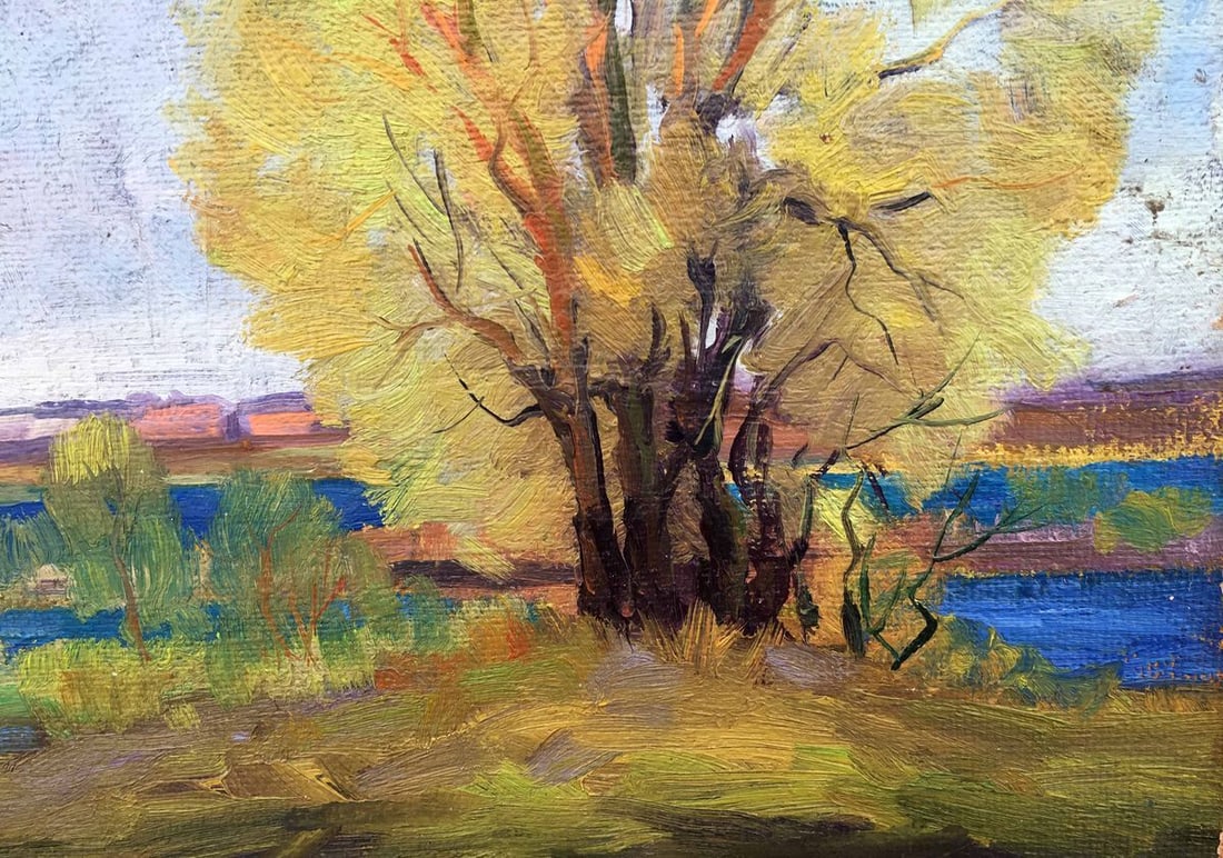 Autumn oil painting - 4