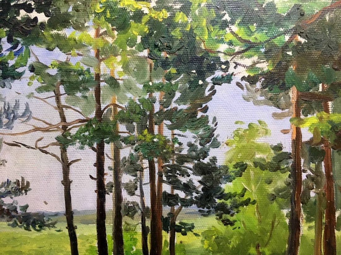 Summer nature oil painting - 3