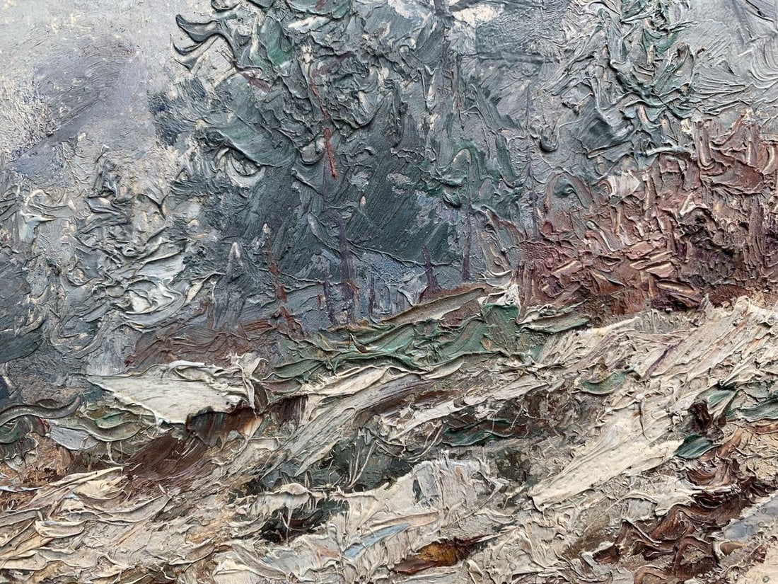 Oil painting Dense forest Igor Zlotnikov - 5