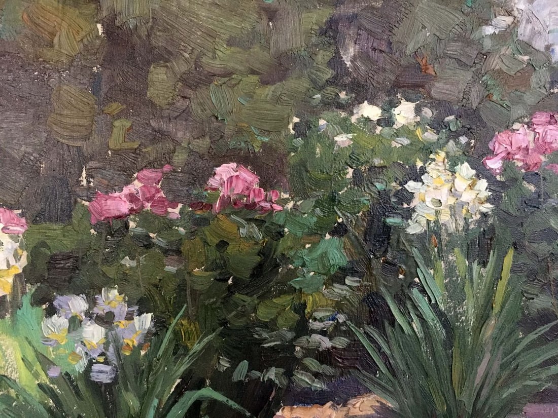 Oil painting Flower garden G. Cherkasskiy - 2