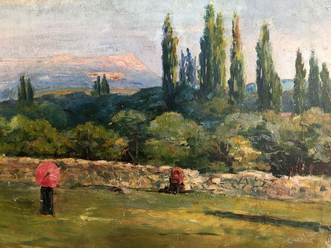 Oil painting In the garden Andrey Simor - 2