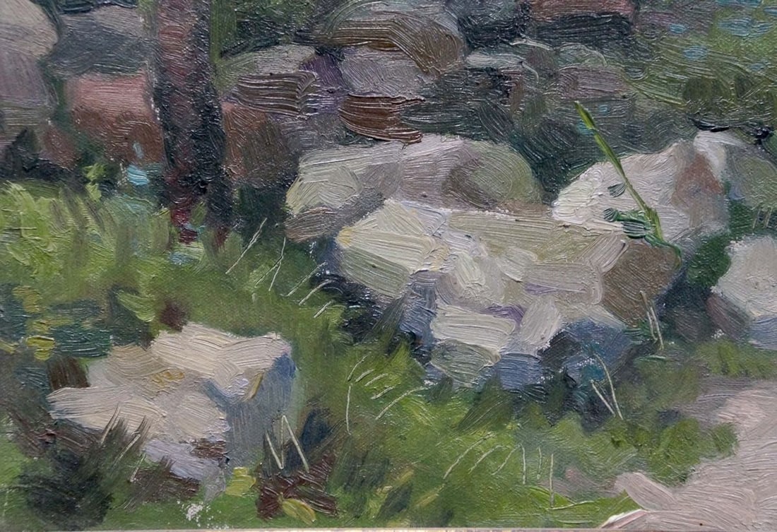 Oil painting Road to the forest Zuev Mikhail Ivanovich - 3