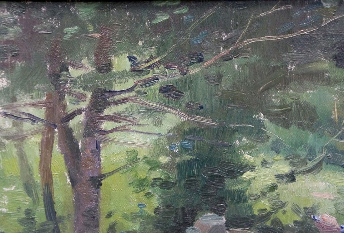 Oil painting Road to the forest Zuev Mikhail Ivanovich - 4