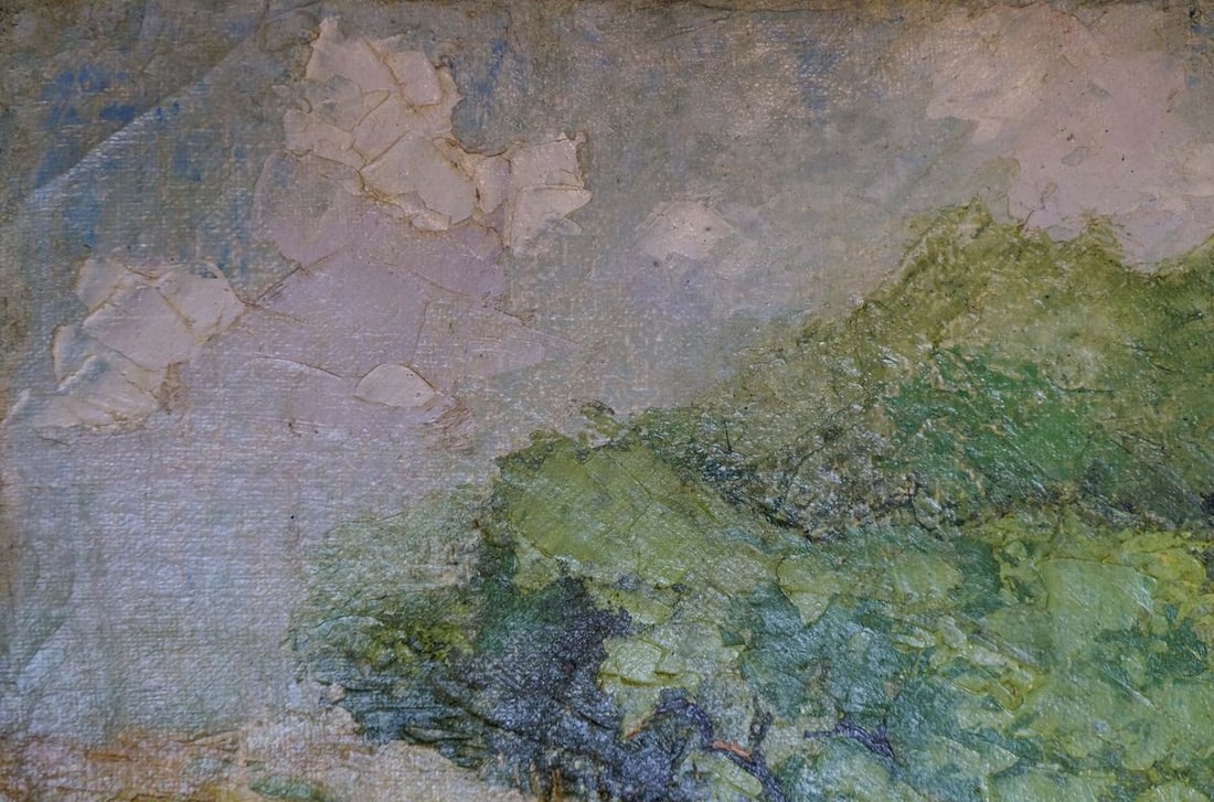 Oil painting Forest landscape Yakovlev B. N. - 3
