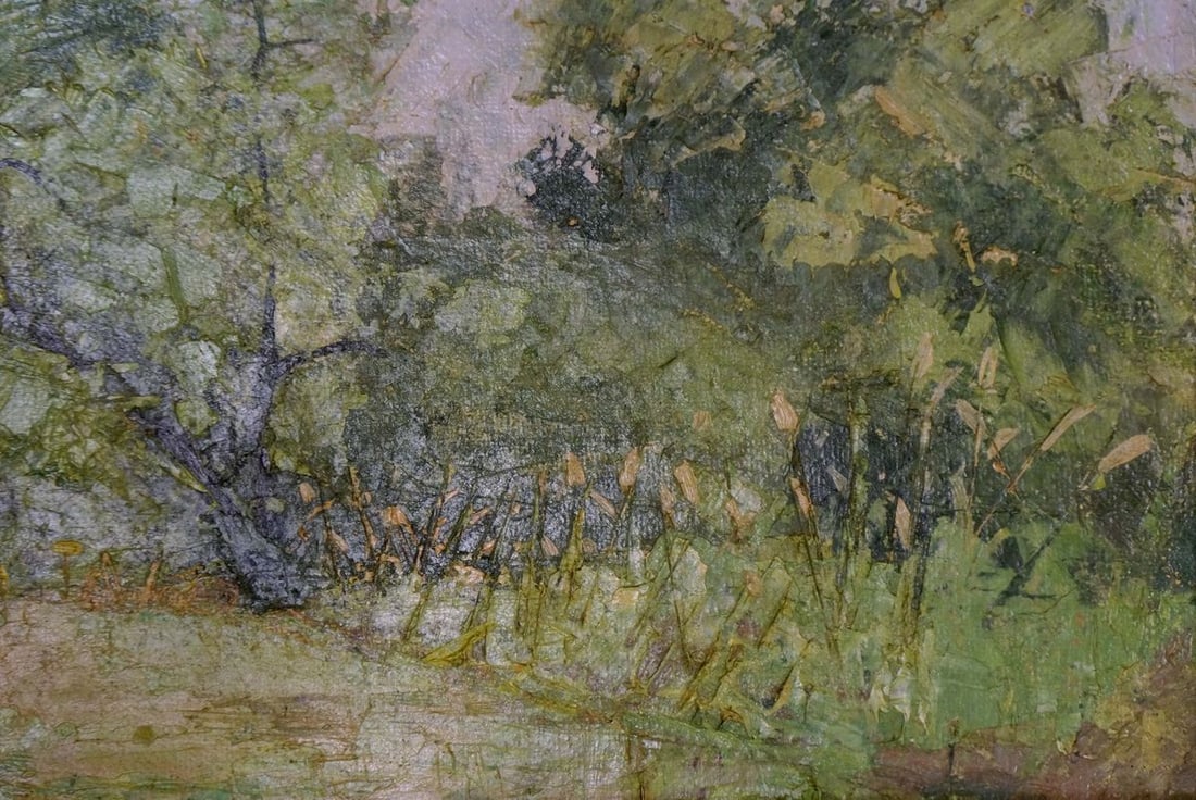 Oil painting Forest landscape Yakovlev B. N. - 5
