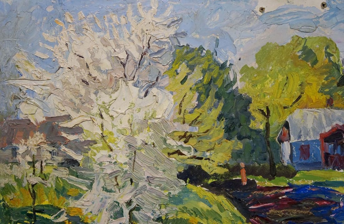 Oil painting Spring Goncharenko Valentina Yakovlevna - 3