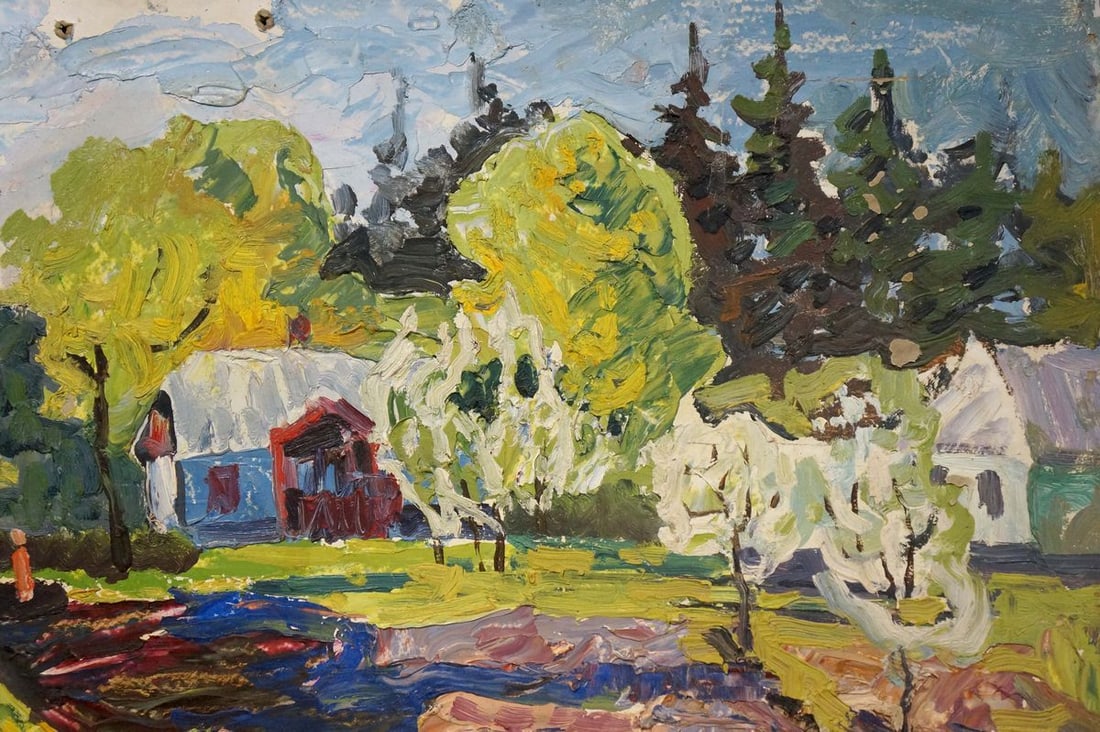 Oil painting Spring Goncharenko Valentina Yakovlevna - 4