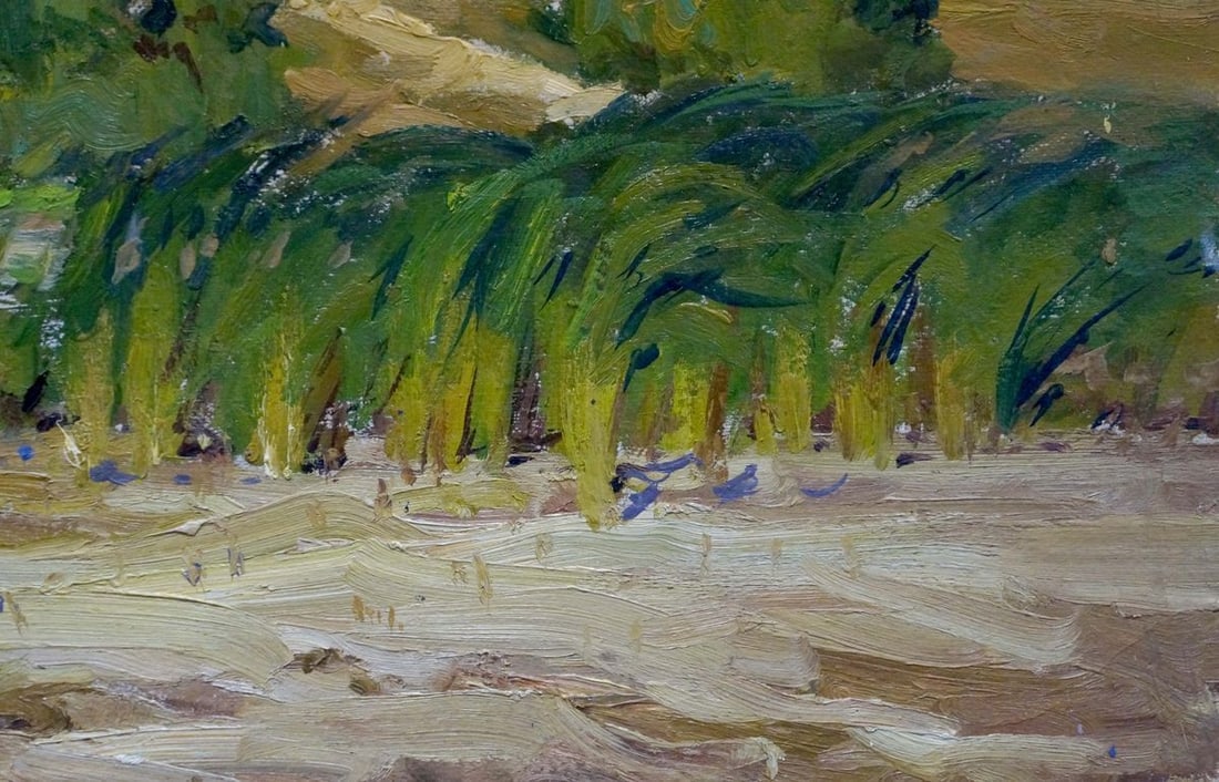 Oil painting Landscape with a river Kolosovsky Georgy Sergeevich - 5