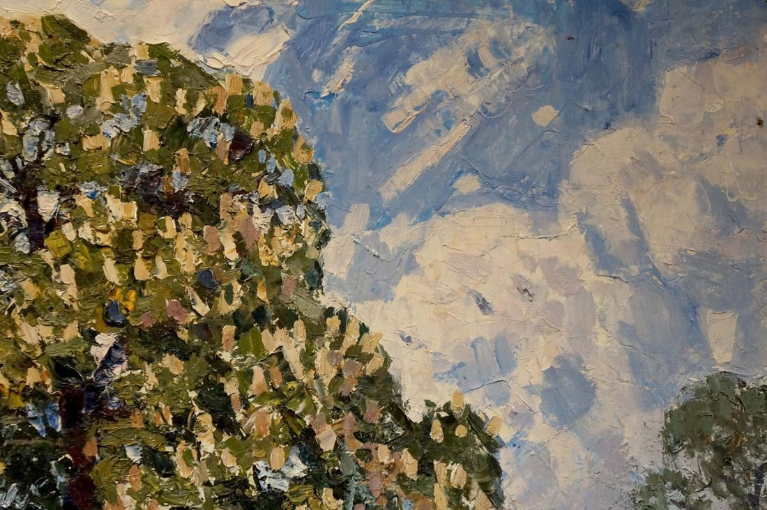 Oil painting Tree blossoms Konovalov Yuri Alexandrovich - 4
