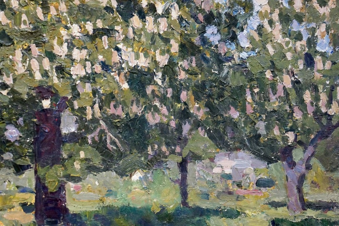 Oil painting Tree blossoms Konovalov Yuri Alexandrovich - 5