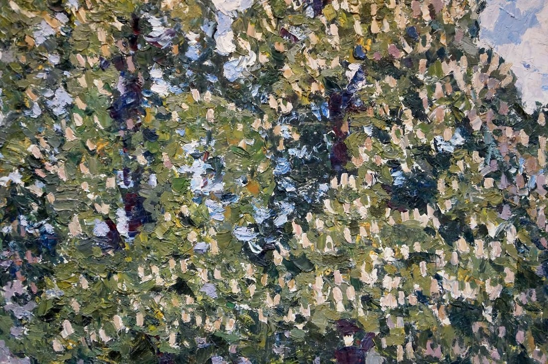 Oil painting Tree blossoms Konovalov Yuri Alexandrovich - 6