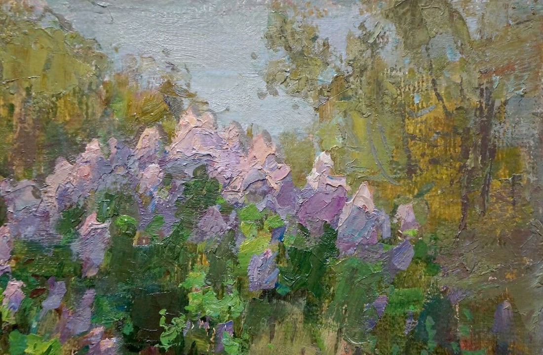 Oil painting Lilac blooms Olkhov Vladimir Nikolaevich - 4