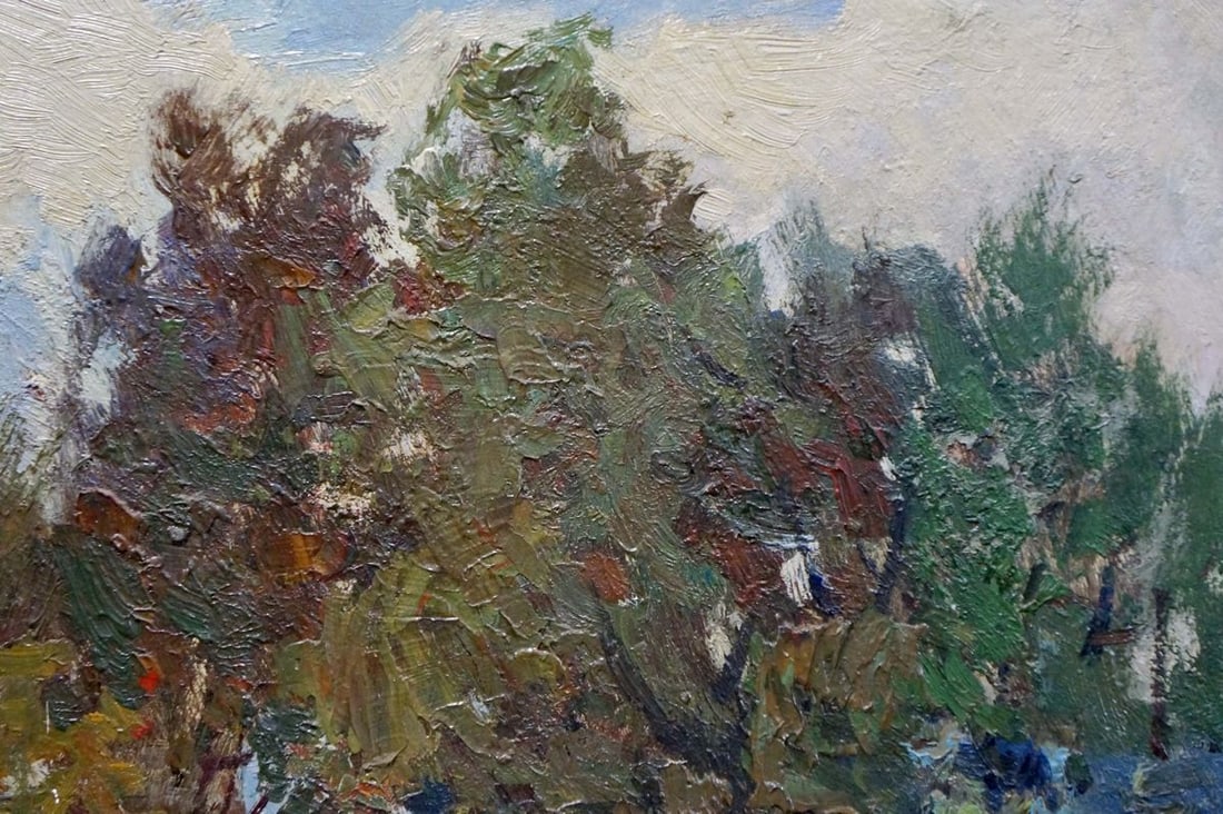 Oil painting Horse near the forest Zhabinsky Leonid Andreevich - 4