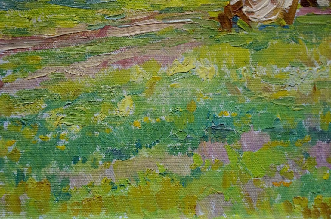 Oil painting Cows on the lawn Sevastyanov Viktor Grigorievich - 2